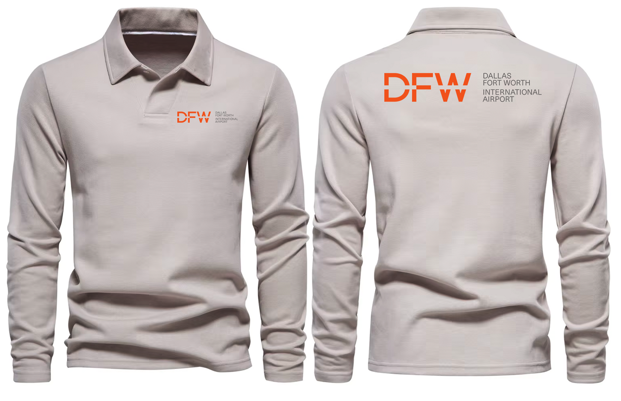 DFW LONG SLEEVE  POLO
