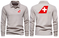 Thumbnail for AIR SWISS AIRLINES LONG SLEEVE  POLO