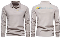 Thumbnail for MONCTON AIRPORT LONG SLEEVE  POLO