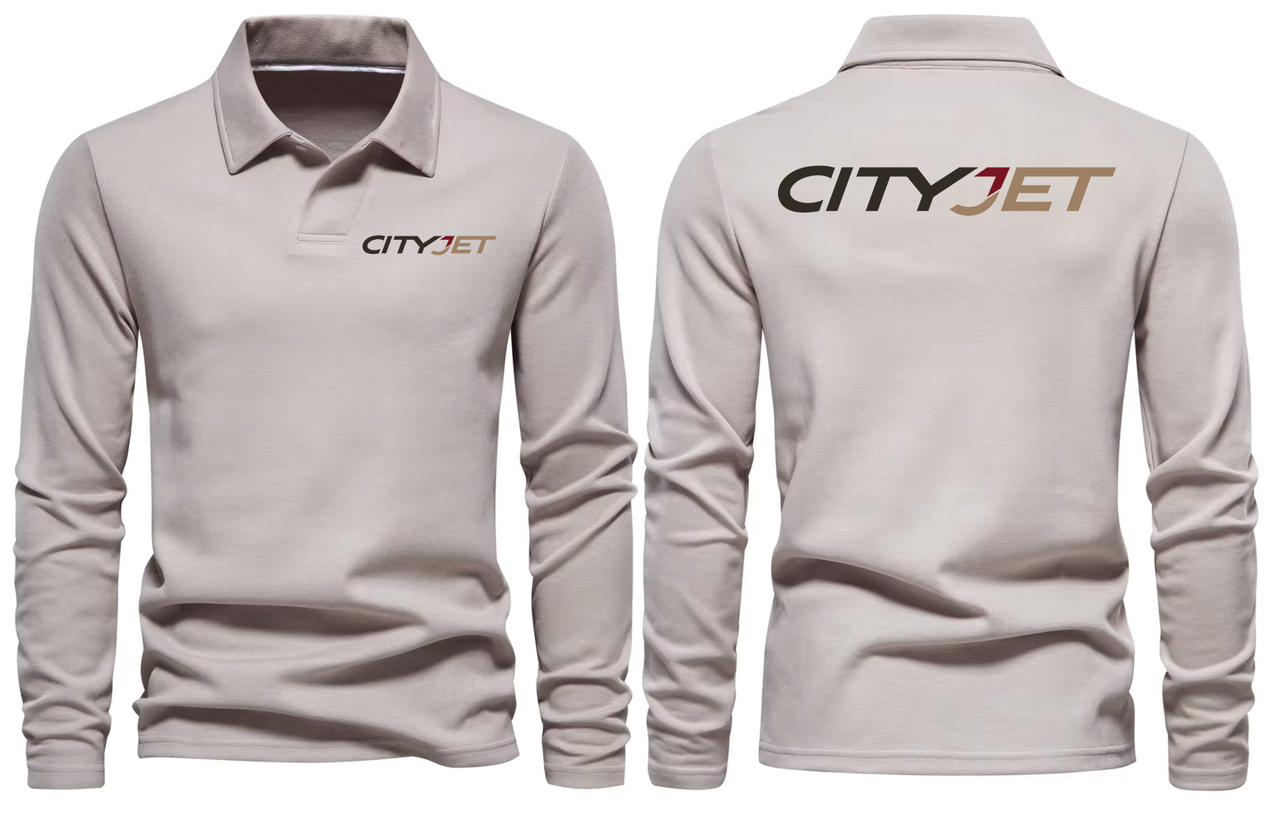 CITY JET AIR LONG SLEEVE  POLO