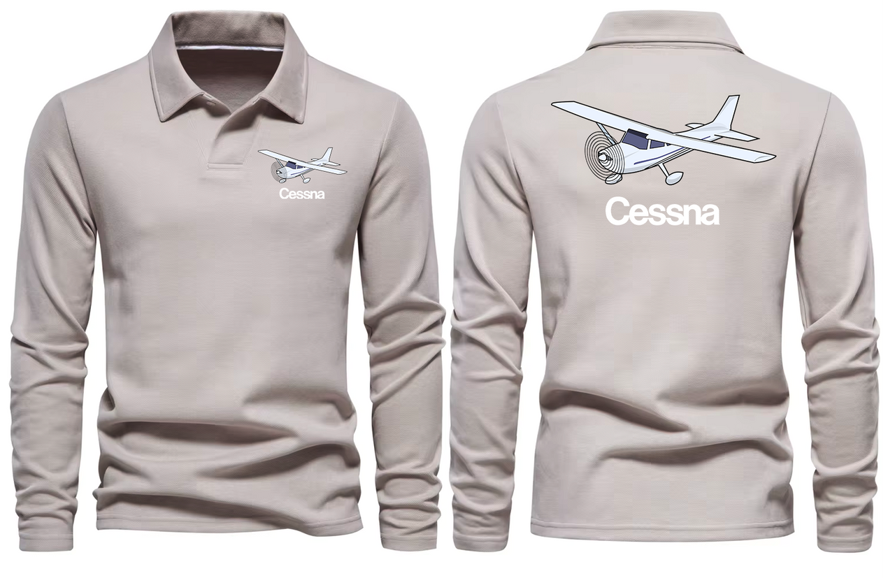 CESSNA LONG SLEEVE  POLO