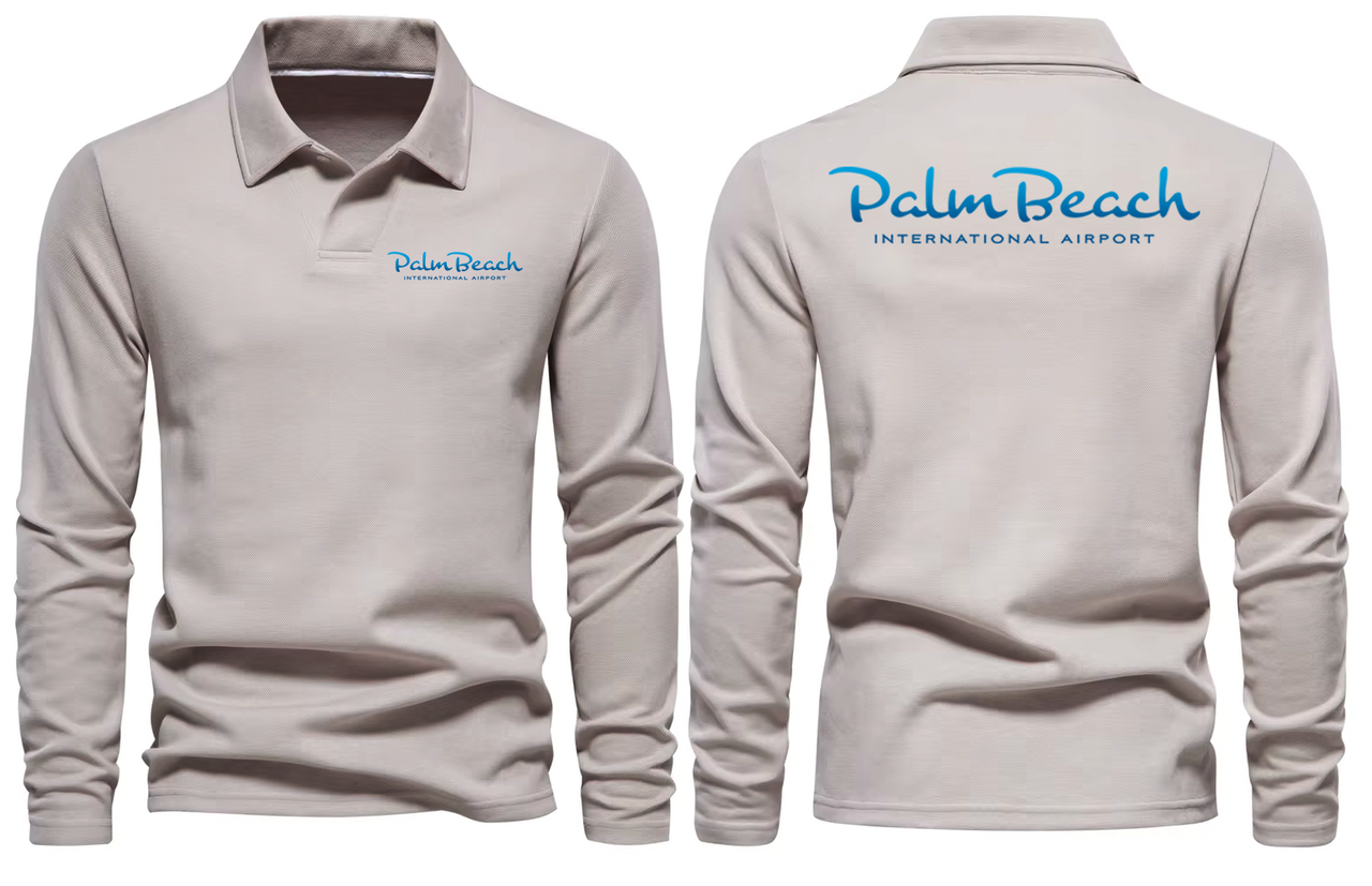 PALAM BEACH AIRPORT LONG SLEEVE  POLO