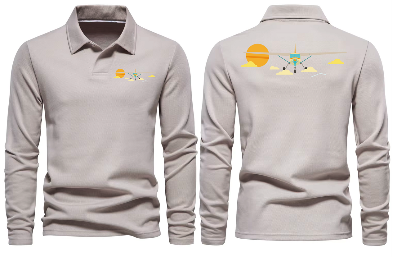 CESSNA LONG SLEEVE  POLO