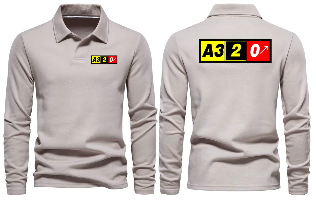 AIRBUS A320 LONG SLEEVE  POLO