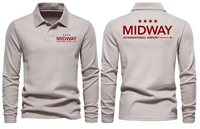 Thumbnail for MIDWAY AIRPORT LONG SLEEVE  POLO