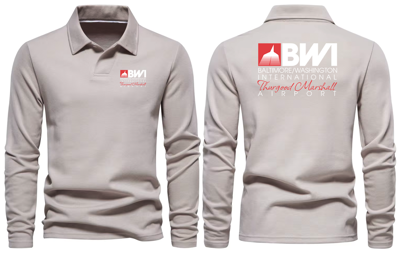 BWI AIRPORT LONG SLEEVE  POLO