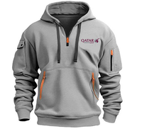 Thumbnail for QATAR AIRWAYS HOODED JACKET PULLOVER