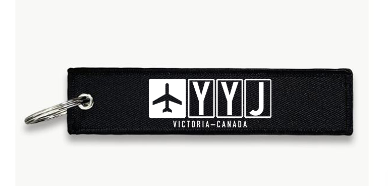 YYJ AIRPORT KEY CHAIN