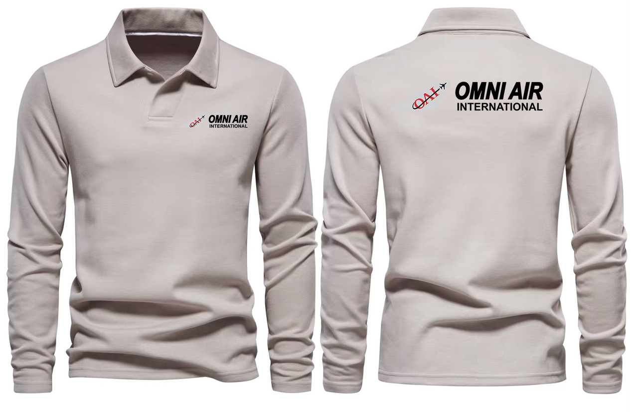 OMAN AIR LONG SLEEVE  POLO 01