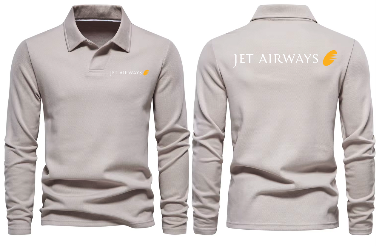 JET AIRWAYS LONG SLEEVE  POLO
