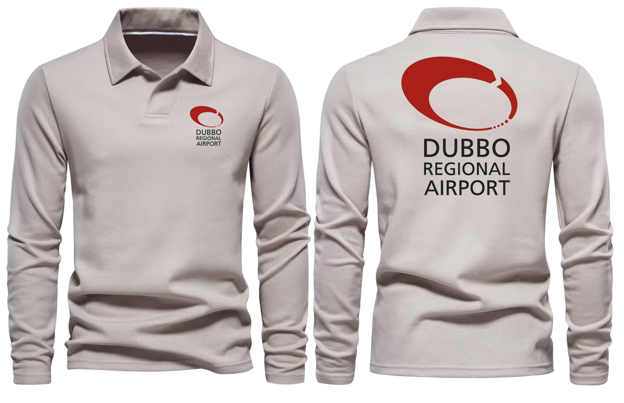 DUBBO REGIONAL AIRPORT LONG SLEEVE  POLO