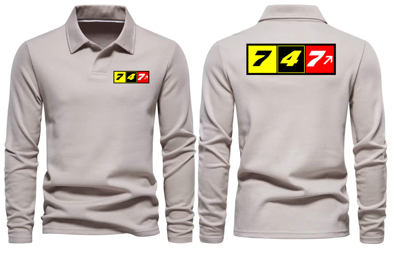 BOEING 747  LONG SLEEVE  POLO