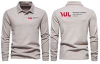 Thumbnail for YUL AIRPORT LONG SLEEVE  POLO