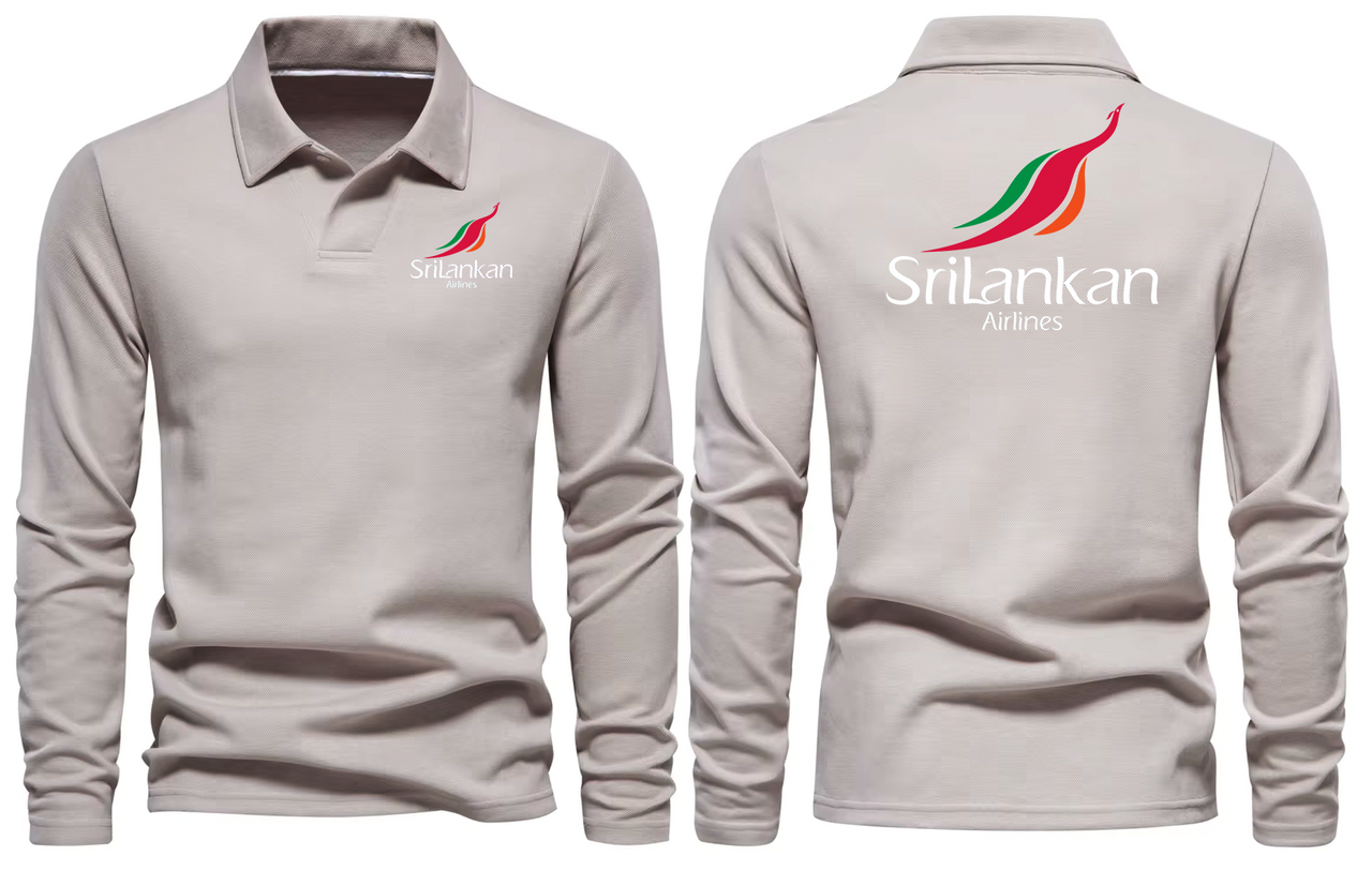 SRI LANKA AIRLINES LONG SLEEVE  POLO