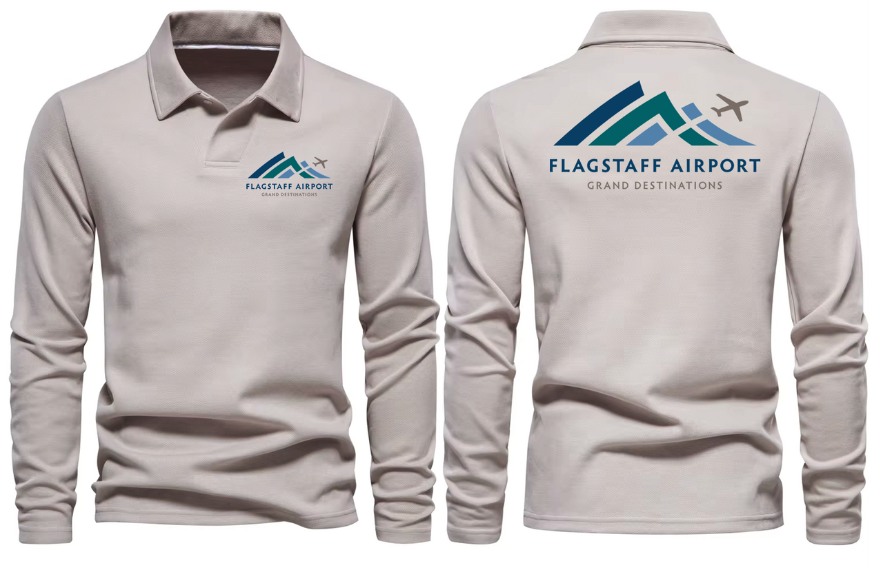 FLAGSTAF AIRPORT LONG SLEEVE  POLO
