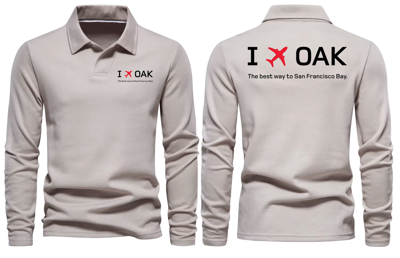 SAN FRANCO AIRPORT LONG SLEEVE  POLO