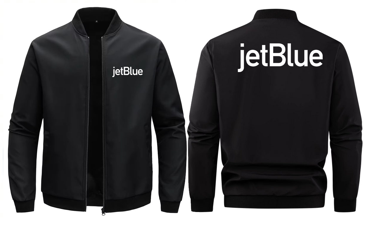 JET BLUE  LOOSE SOLID  JACKET