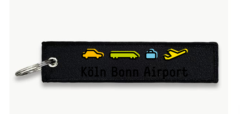 KOLN AIRPORT KEY CHAIN
