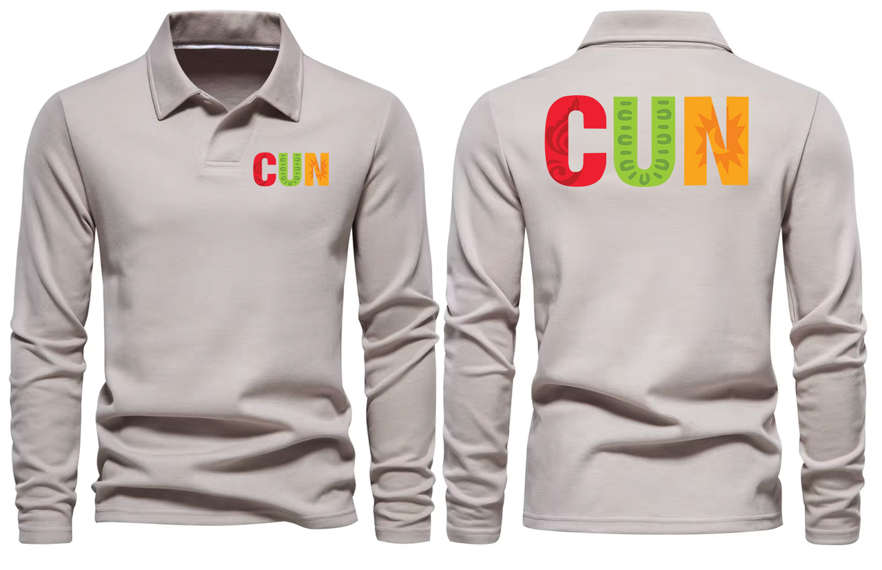 CUN AIRPORT LONG SLEEVE  POLO