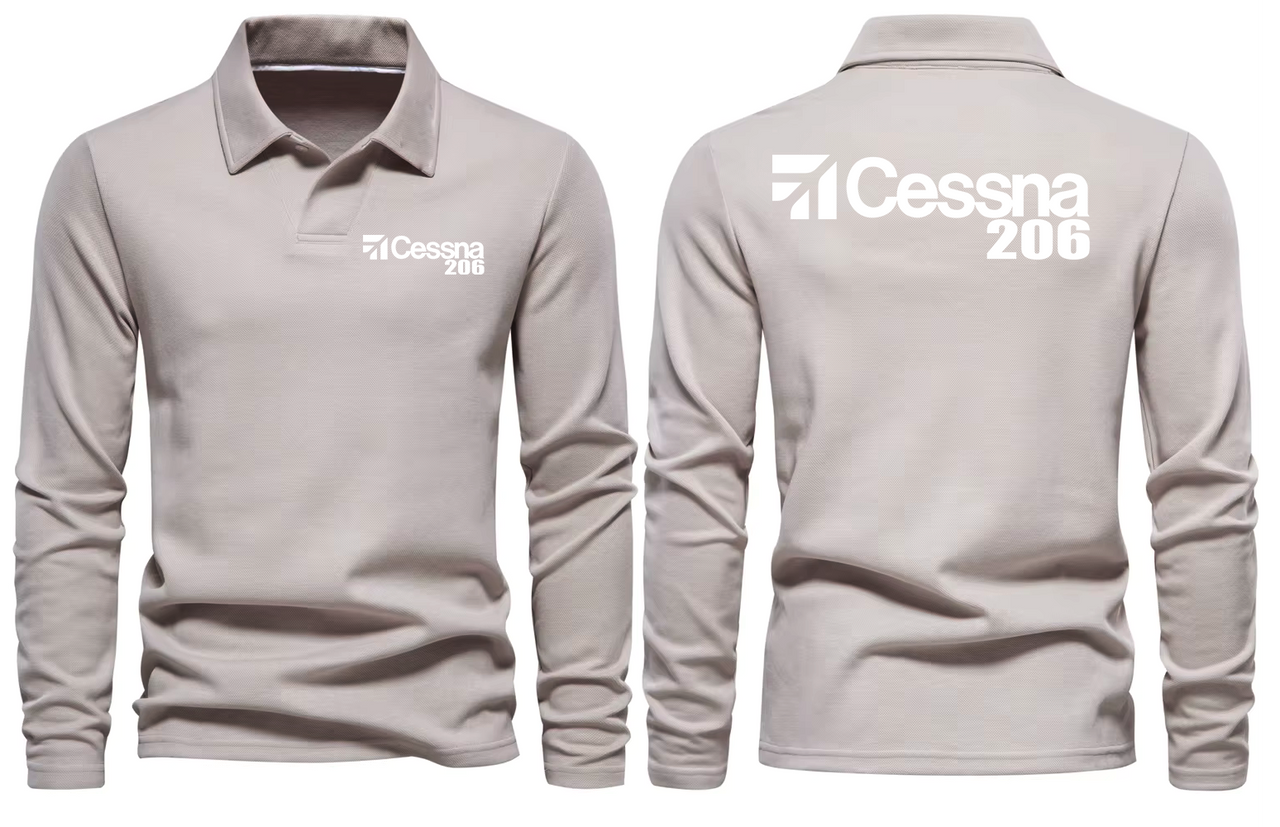 CESSNA 206 LONG SLEEVE  POLO