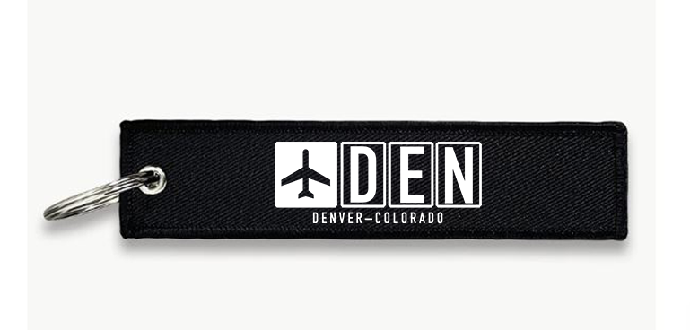 DEN AIRPORT KEY CHAIN