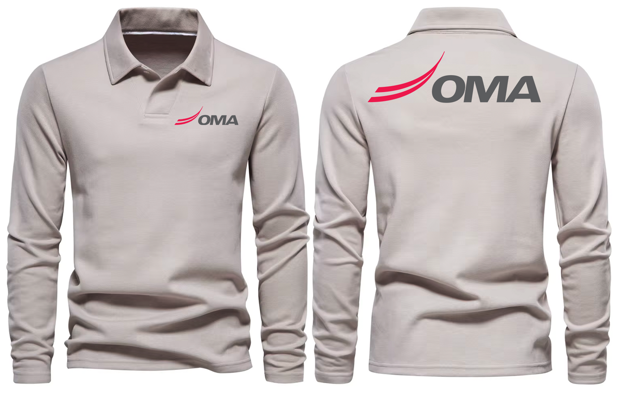OMA AIRPORT LONG SLEEVE  POLO (Copy)