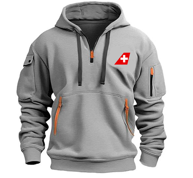 SWISS AIRLINE HOODED JACKET PULLOVER