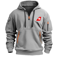 Thumbnail for SWISS AIRLINE HOODED JACKET PULLOVER