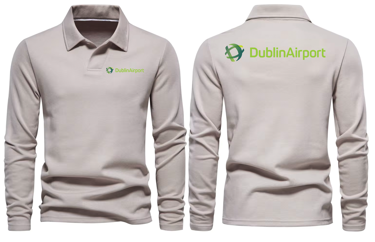 DUBLIN AIRPORT LONG SLEEVE  POLO