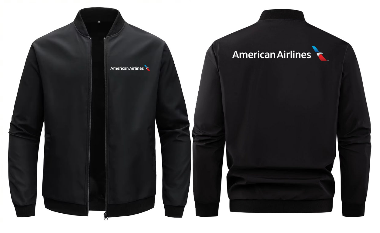AMERICAN AIR  LOOSE SOLID COLOR JACKET