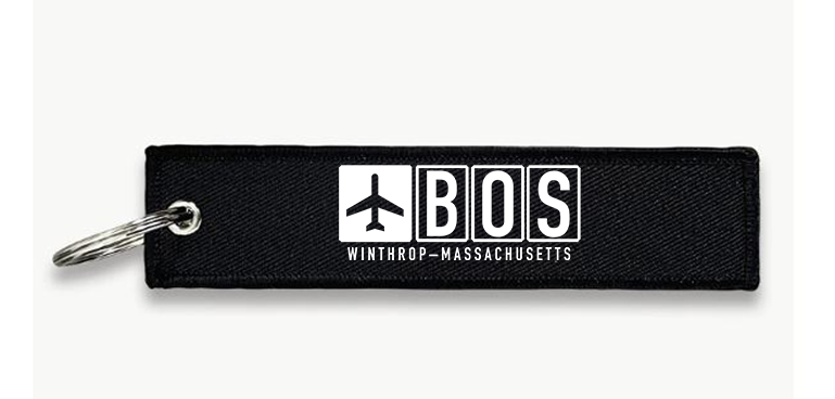 BOS AIRPORT KEY CHAIN