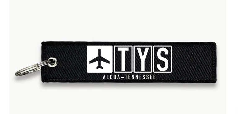 TYS AIRPORT KEY CHAIN