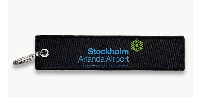 STOCKHOLAM AIRPORT KEY CHAIN