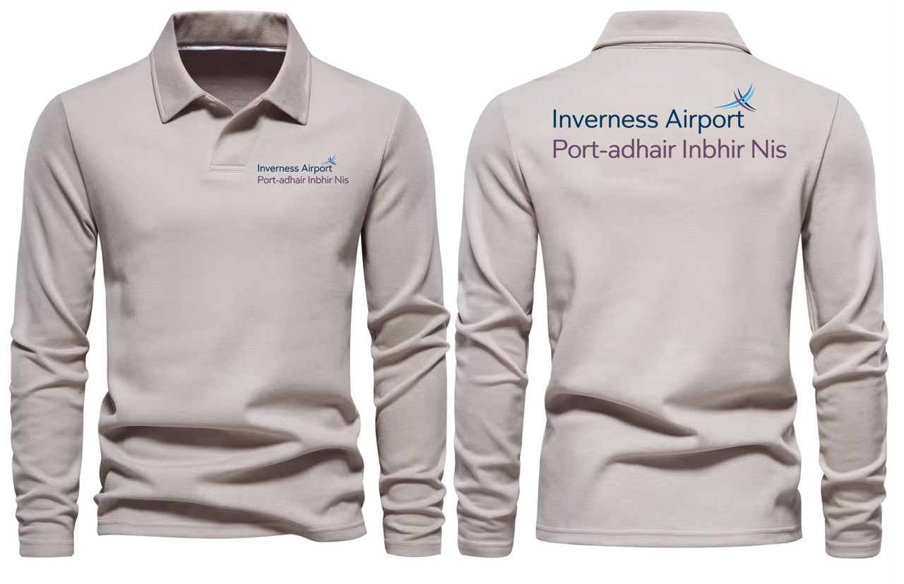 INVERNESS AIRPORT LONG SLEEVE  POLO