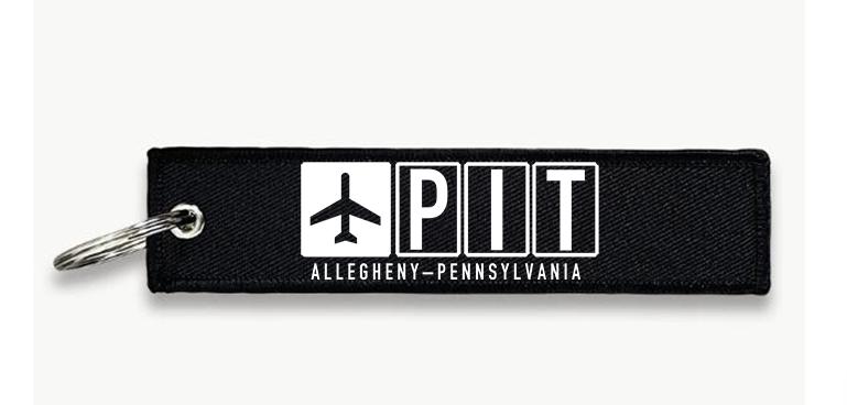 PIT AIRPORT KEY CHAIN