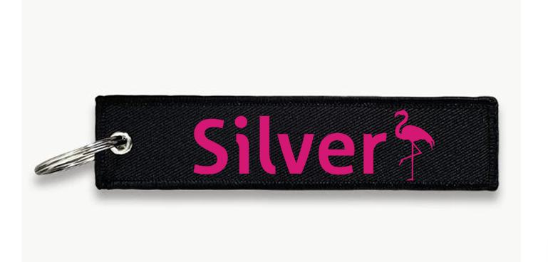 AIR SILVER AIRLINES KEY CHAIN