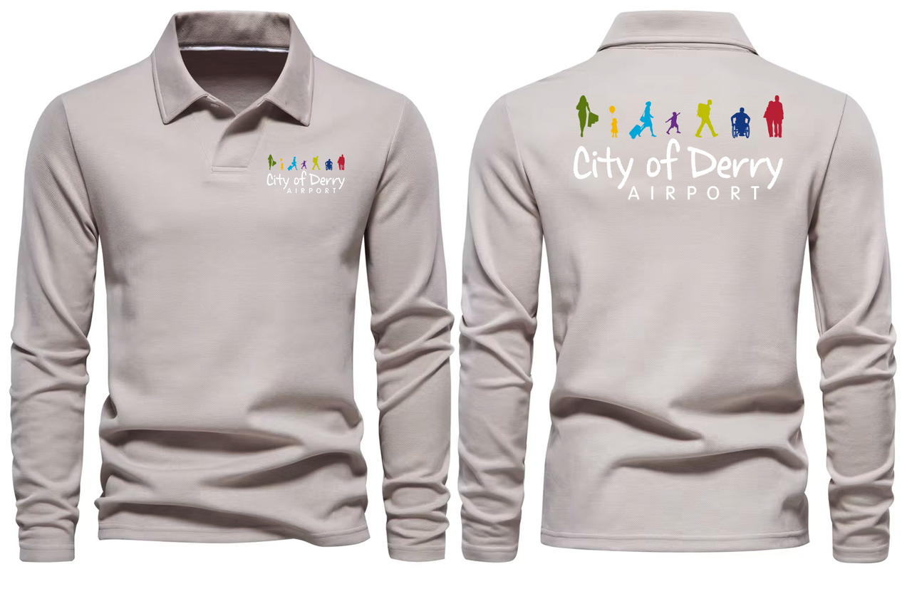 CITY OF DREAM AIRPORT LONG SLEEVE  POLO