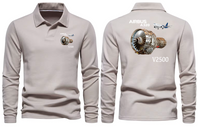 Thumbnail for AIRBUS A320 V2500 LONG SLEEVE  POLO