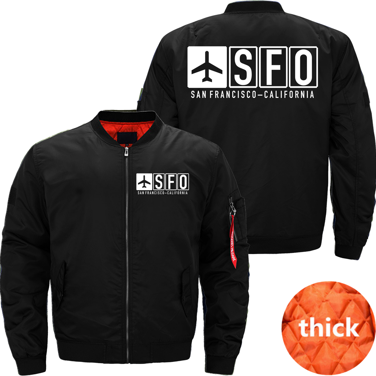 SFO AIRPOART MA1 JACKET