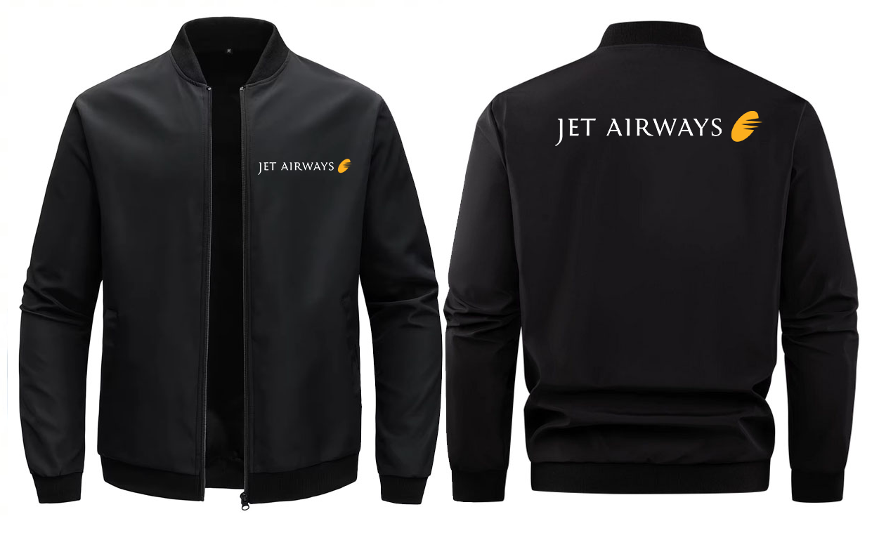 JET AIRWAYS LOOSE SOLID COLOR JACKET