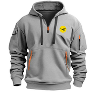 Thumbnail for LOGO LUFTHANSA AIRLINE HOODED JACKET PULLOVER
