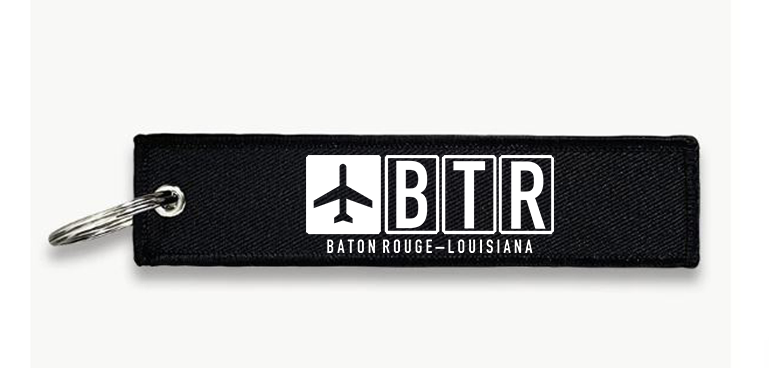 BTR AIRPORT KEY CHAIN