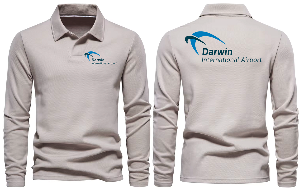 AER DARWIN AIRPORT LONG SLEEVE  POLO