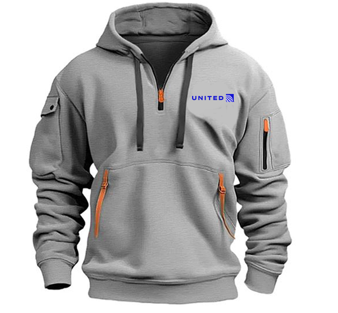 UNITED AIRWAYS AIRLINE HOODED JACKET PULLOVER