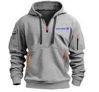 Thumbnail for UNITED AIRWAYS AIRLINE HOODED JACKET PULLOVER