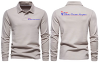 Thumbnail for BLUE GRASS AIRPORT LONG SLEEVE  POLO