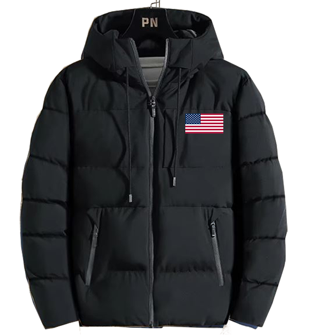 US FLAG WINTER BOMBER JACKET