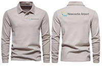 Thumbnail for NEWCASTALE AIRPORT LONG SLEEVE  POLO