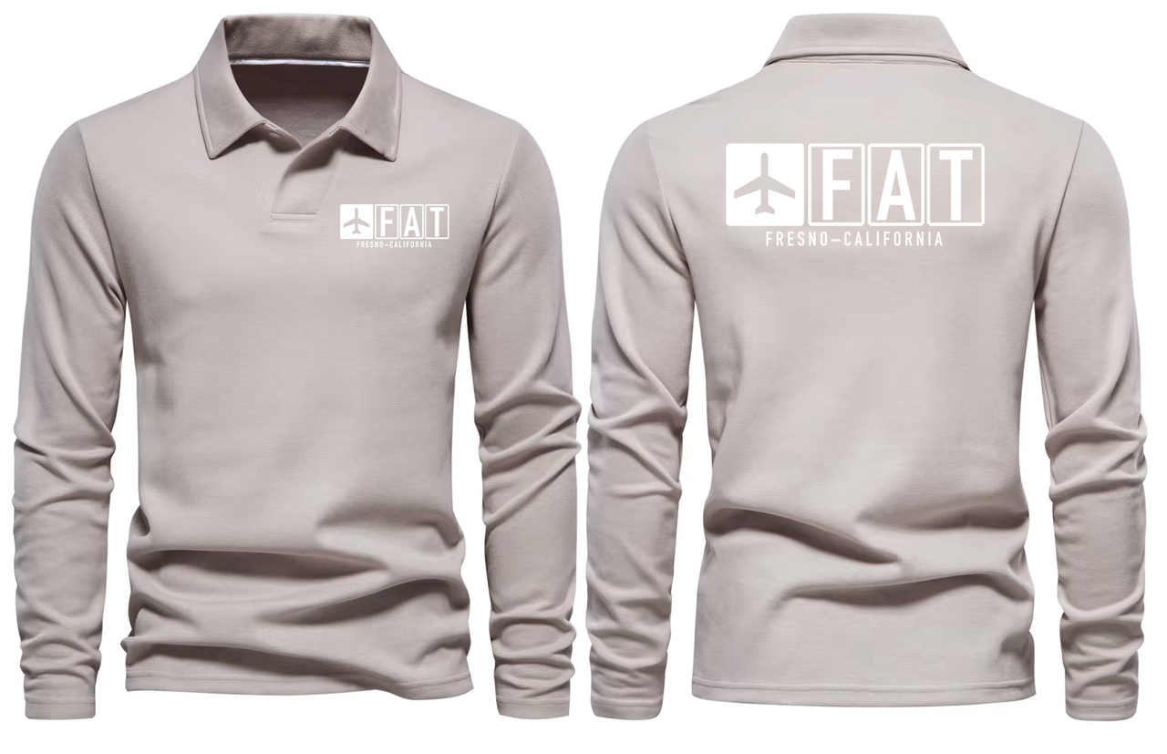 FAT AIRPORT LONG SLEEVE POLO
