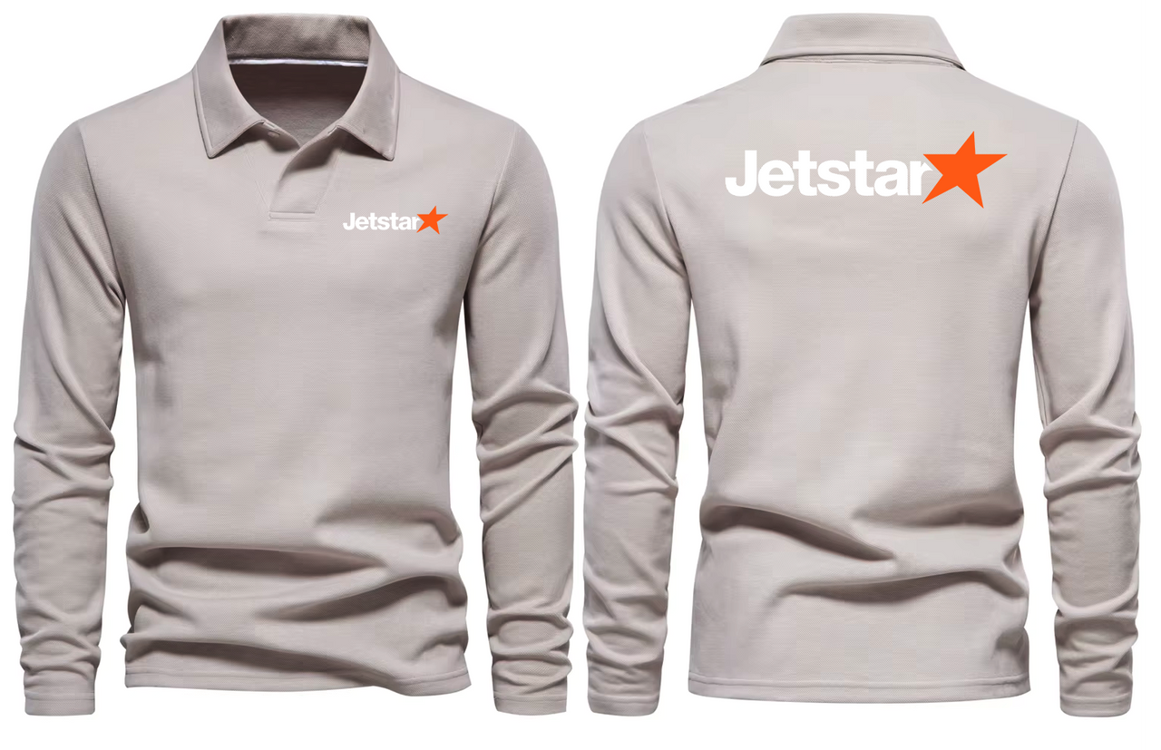 JETTSTAR  LONG SLEEVE  POLO